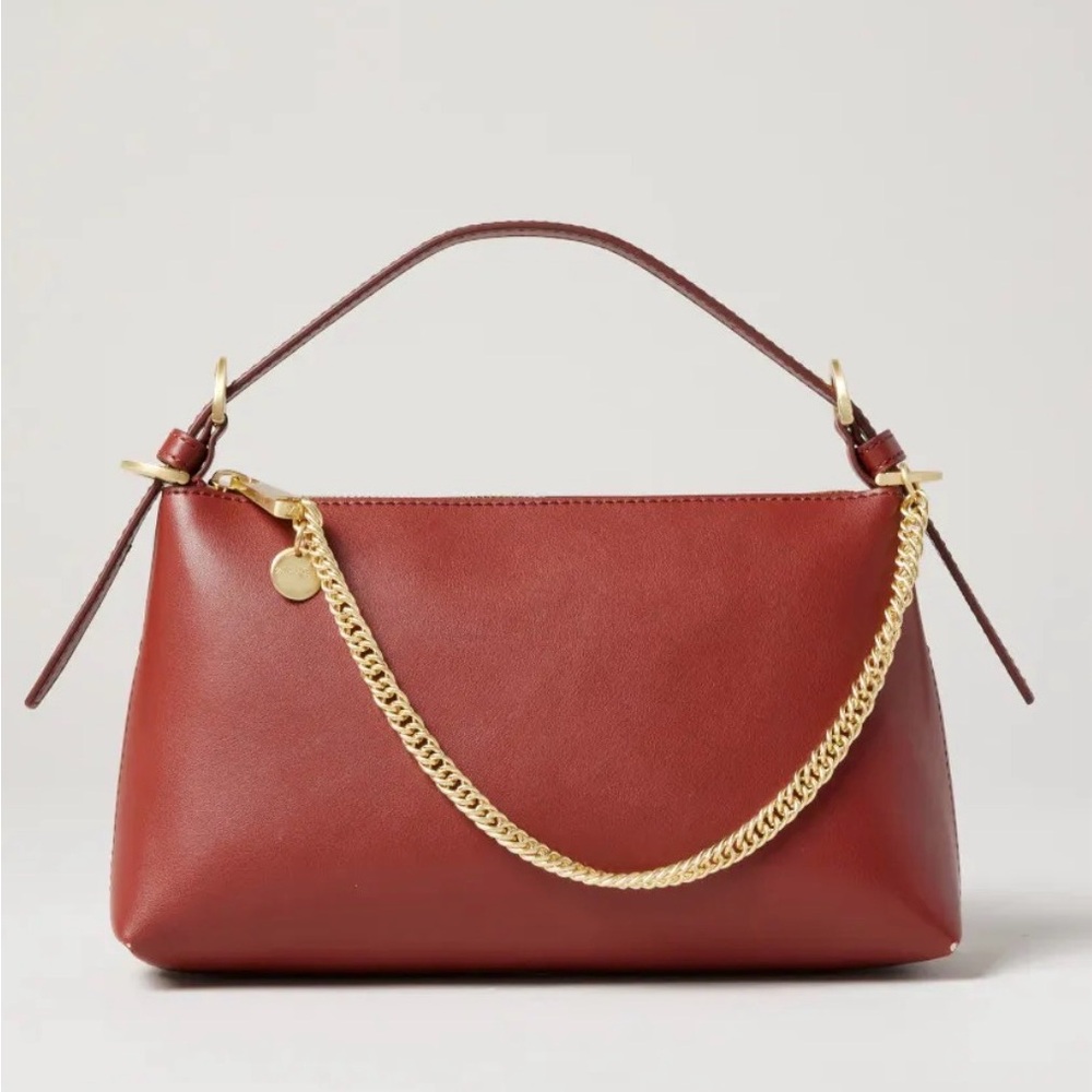 Zip Top Crossbody Brown Zac Posen Handbag